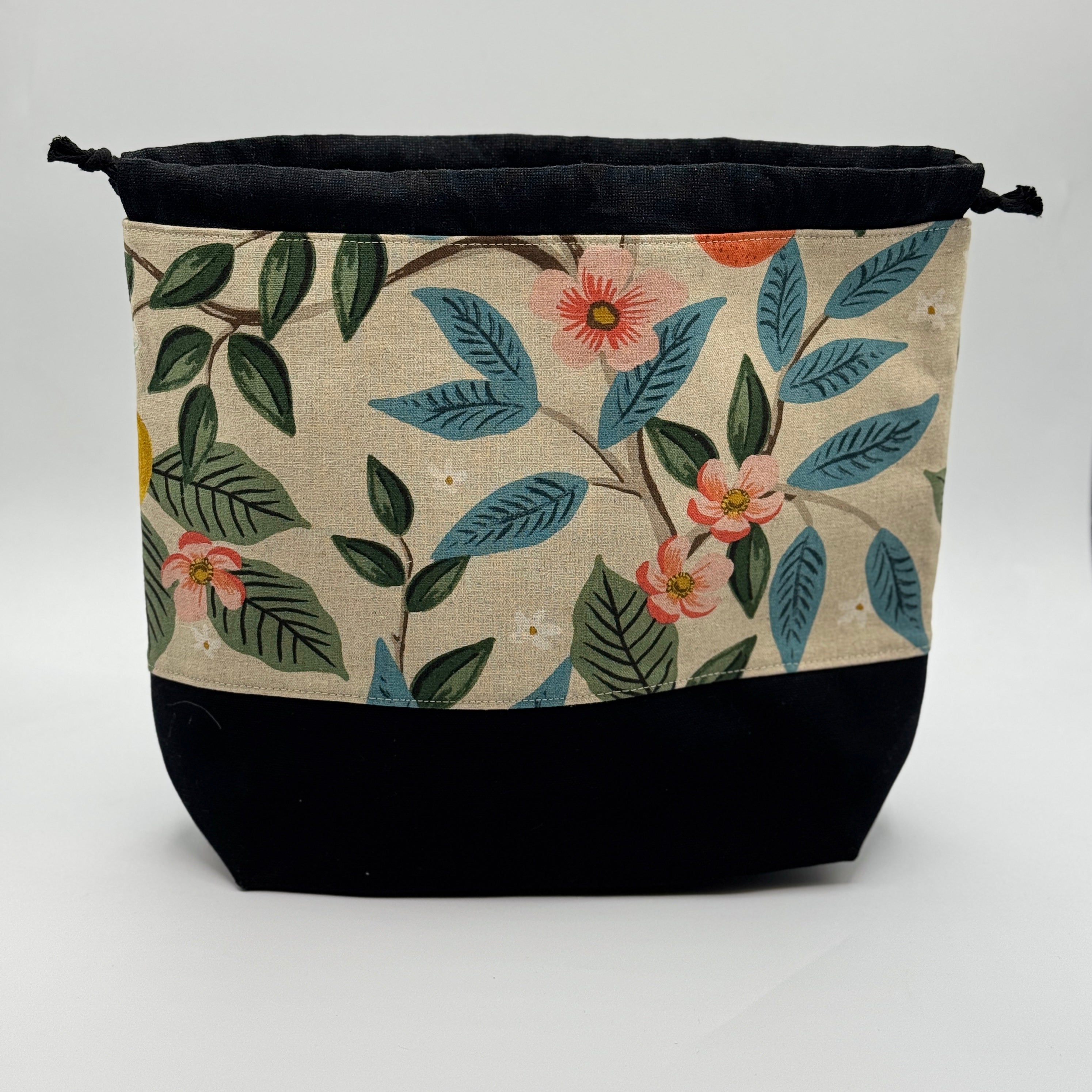 Sac à projet moyen / Medium project bag – Citrus Grove - naturel