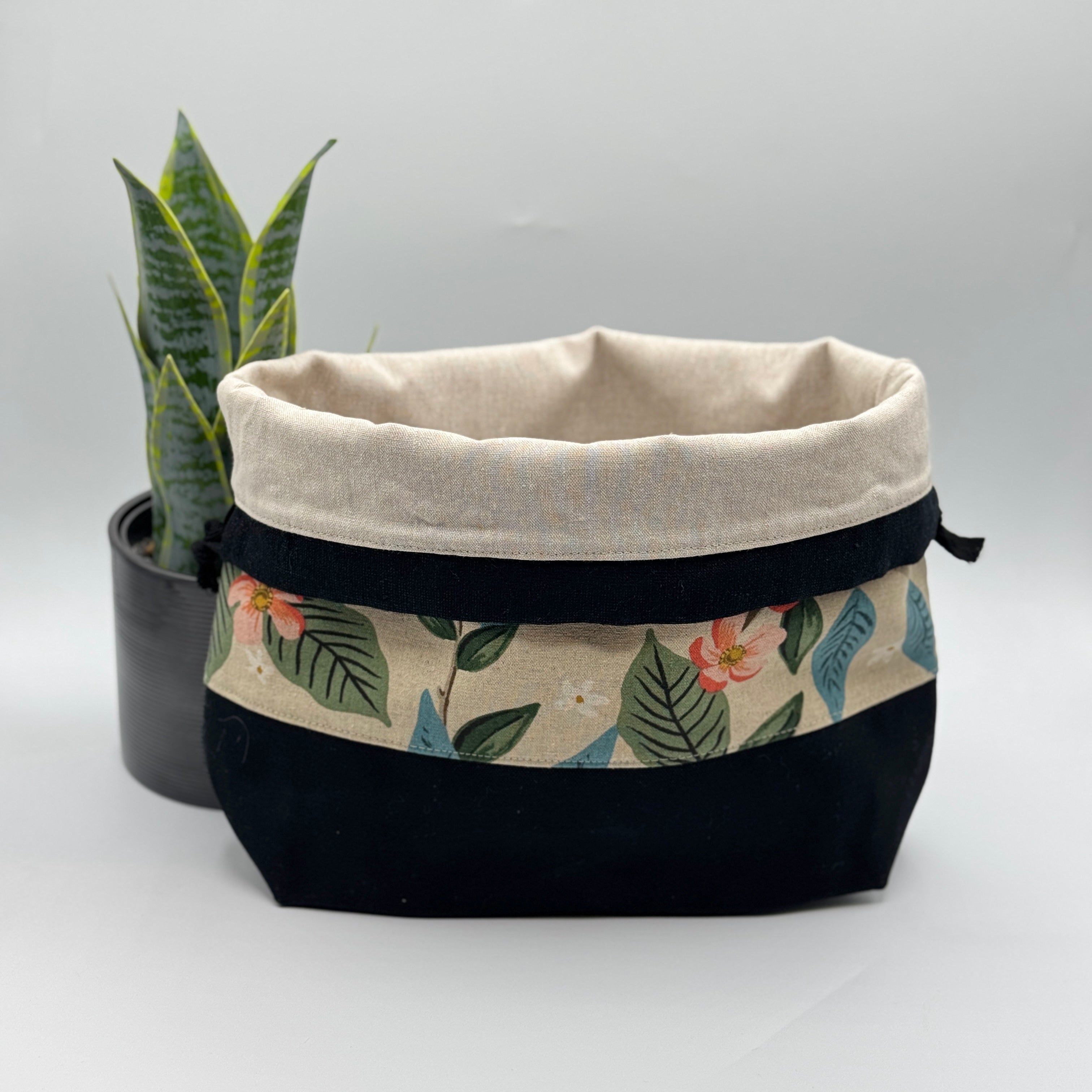 Sac à projet moyen / Medium project bag – Citrus Grove - naturel