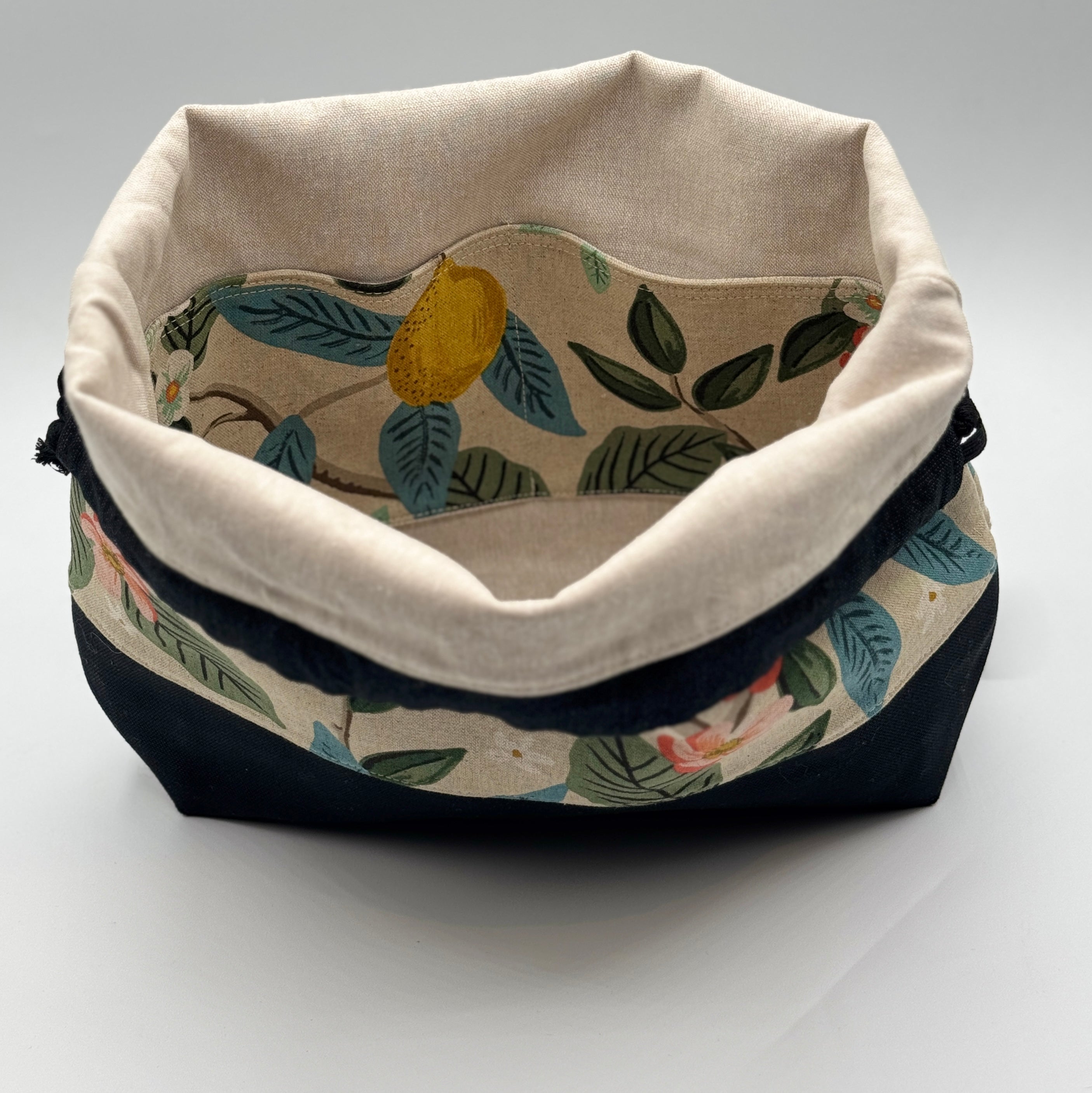 Sac à projet moyen / Medium project bag – Citrus Grove - naturel
