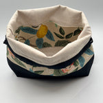 Load image into Gallery viewer, Sac à projet moyen / Medium project bag – Citrus Grove - naturel
