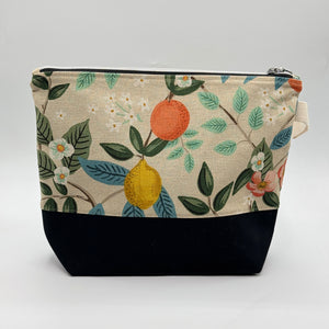 Sac à projet moyen / Medium project bag – ZIP - Citrus Grove - naturel