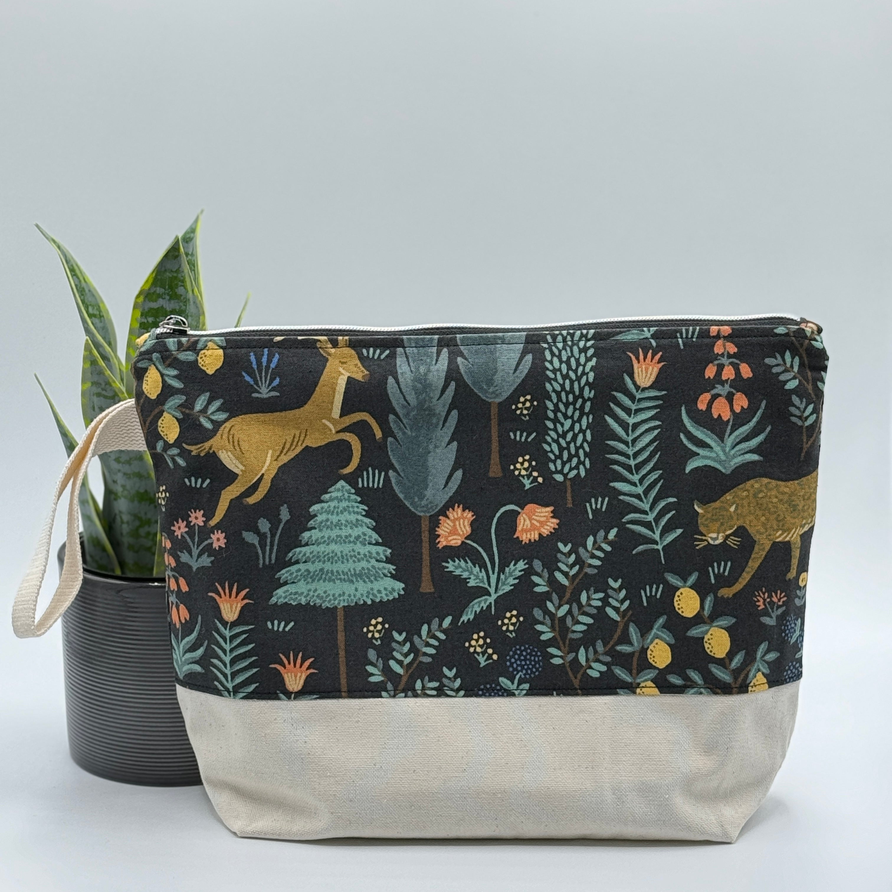 Sac à projet moyen / Medium project bag – ZIP - Menagerie, noir