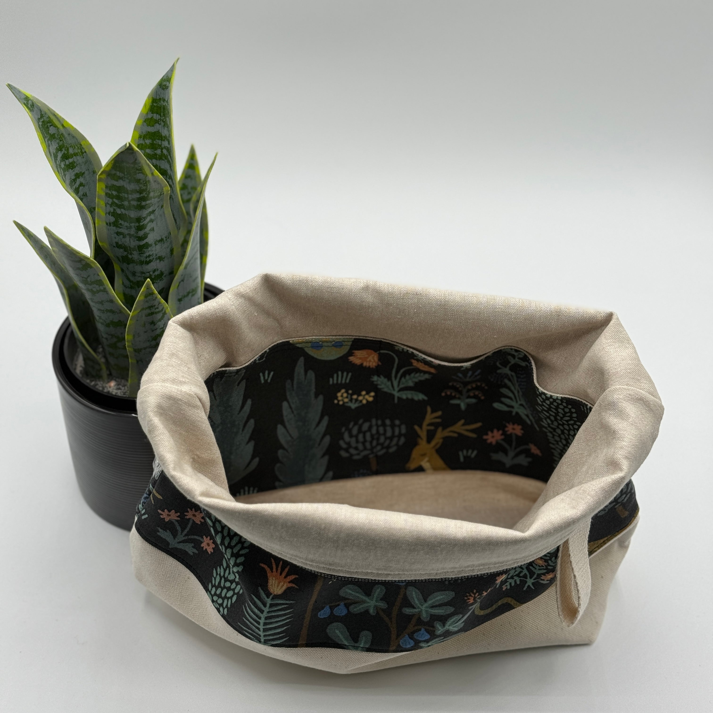 Sac à projet moyen / Medium project bag – ZIP - Menagerie, noir