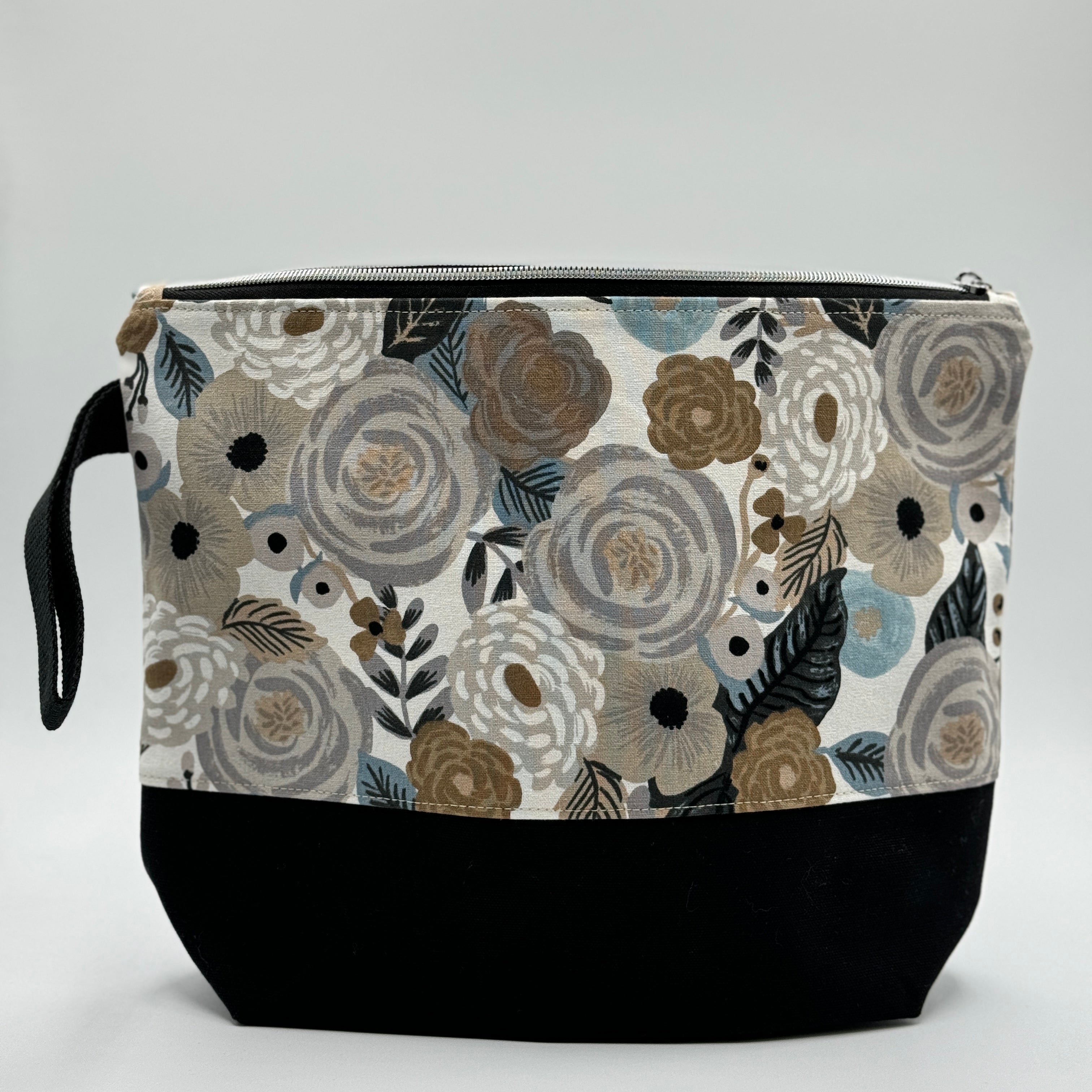 Sac à projet moyen / Medium project bag – ZIP - Garden Party - Juliet Rose - Lin