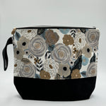 Charger l&#39;image dans la galerie, Sac à projet moyen / Medium project bag – ZIP - Garden Party - Juliet Rose - Lin
