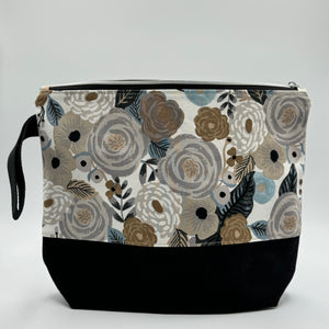 Sac à projet moyen / Medium project bag – ZIP - Garden Party - Juliet Rose - Lin