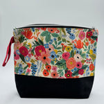 Charger l&#39;image dans la galerie, Sac à projet moyen / Medium project bag – ZIP - Wildwood Garden Party - rose
