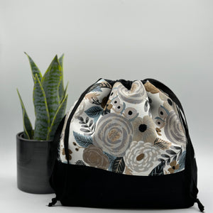 Sac à projet moyen / Medium project bag – Garden Party - Juliet Rose - Lin