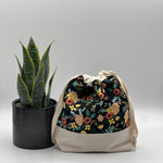 Load image into Gallery viewer, Petit sac à projet / Small project bag - Camont - Primavera - Birch, noir
