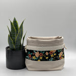 Load image into Gallery viewer, Petit sac à projet / Small project bag - Camont - Primavera - Birch, noir
