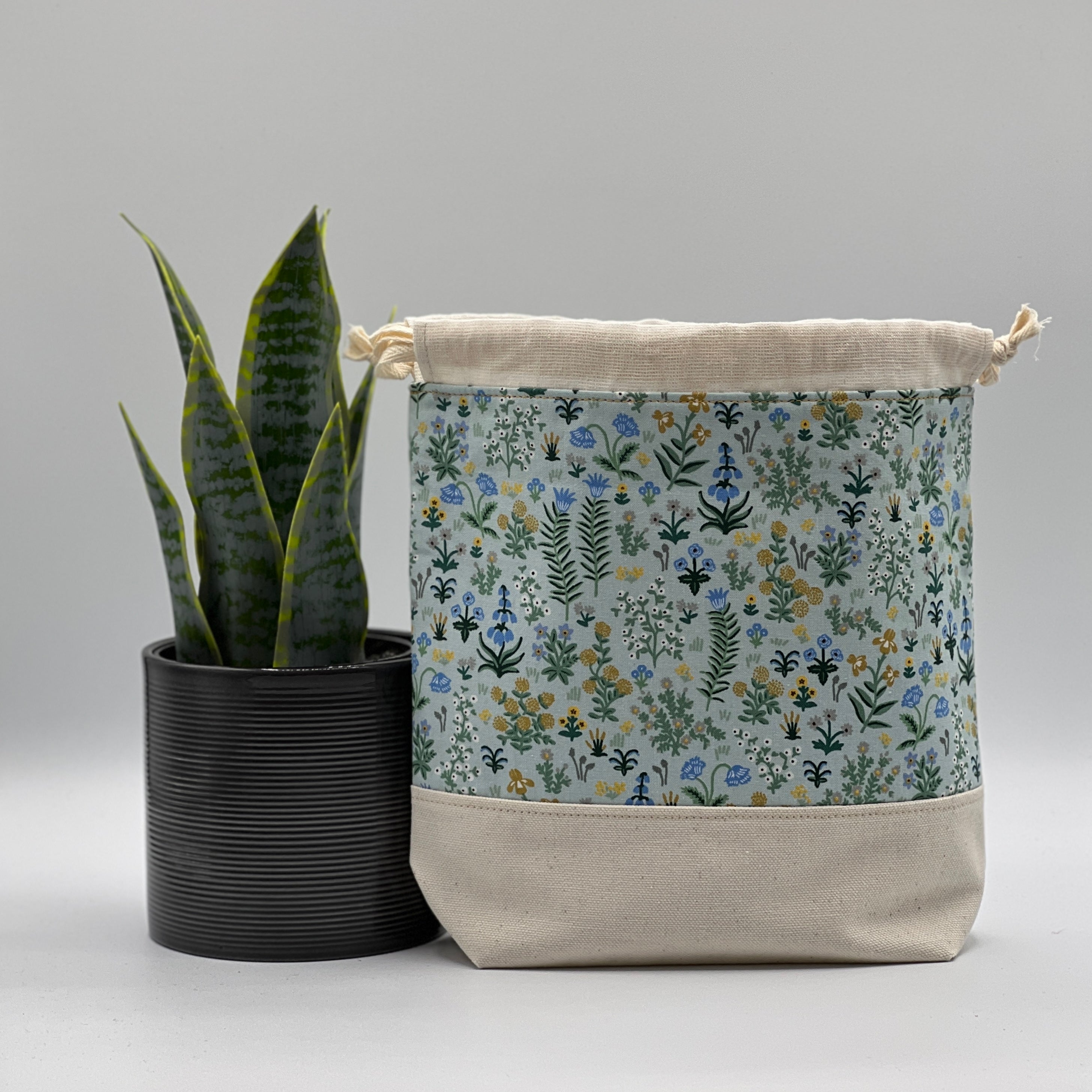 Petit sac à projet / Small project bag - Camont - Menagerie Garden - Menthe