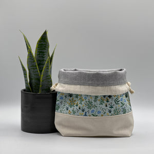 Petit sac à projet / Small project bag - Camont - Menagerie Garden - Menthe