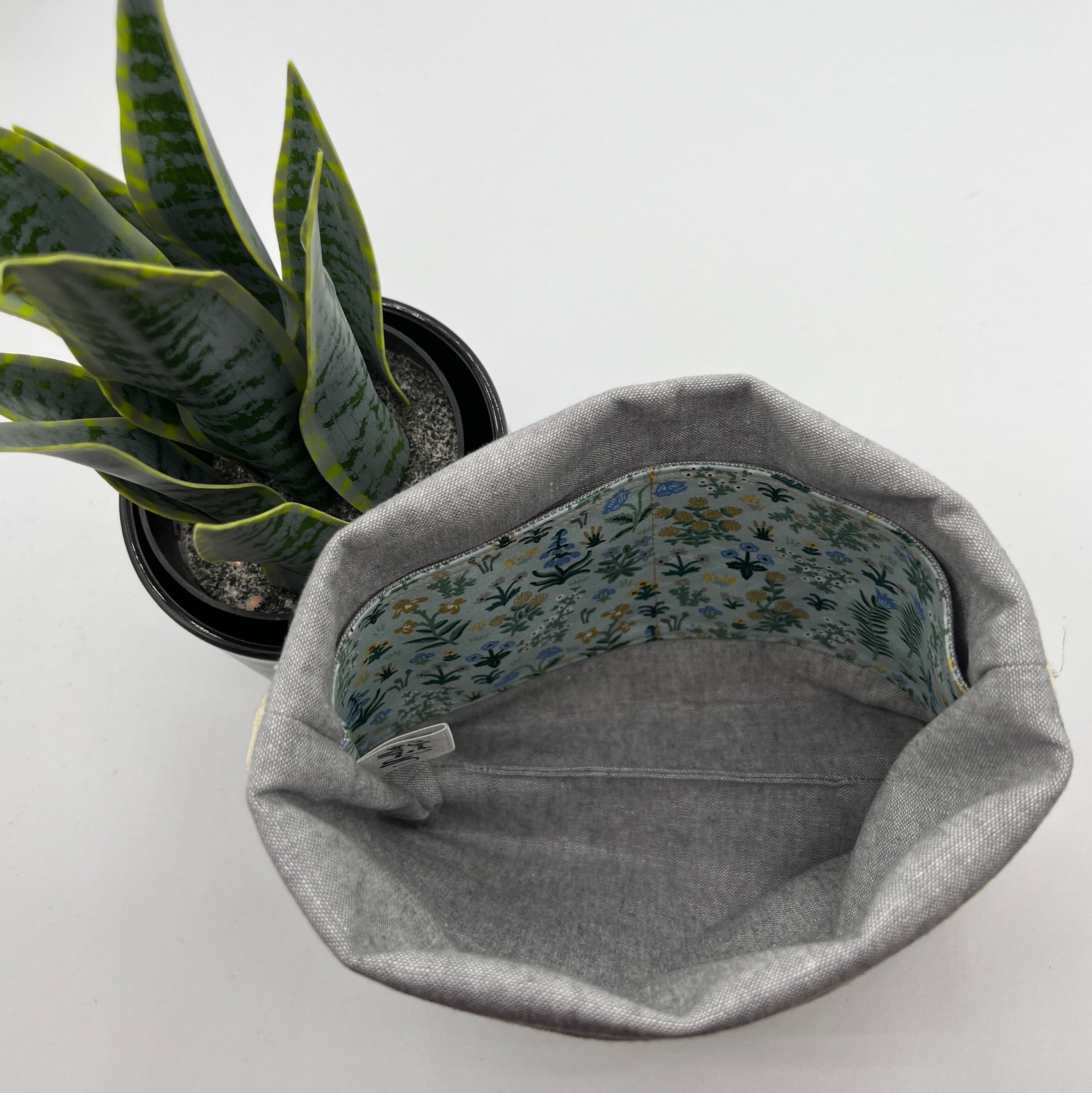 Petit sac à projet / Small project bag - Camont - Menagerie Garden - Menthe