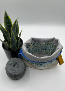 Petit sac à projet / Small project bag - ZIP - Camont - Menagerie Garden - Menthe