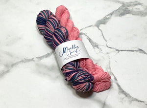 Merino Steel Sock Set - Marinière - Tropiques + Papaye