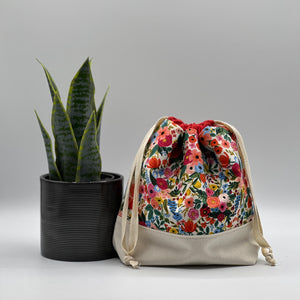 Petit sac à projet / Small project bag - Wildwood - Petite Garden Party – Crème
