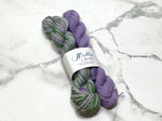 Load image into Gallery viewer, Merino Steel Sock Set - Marinière - Prairie + Lavande
